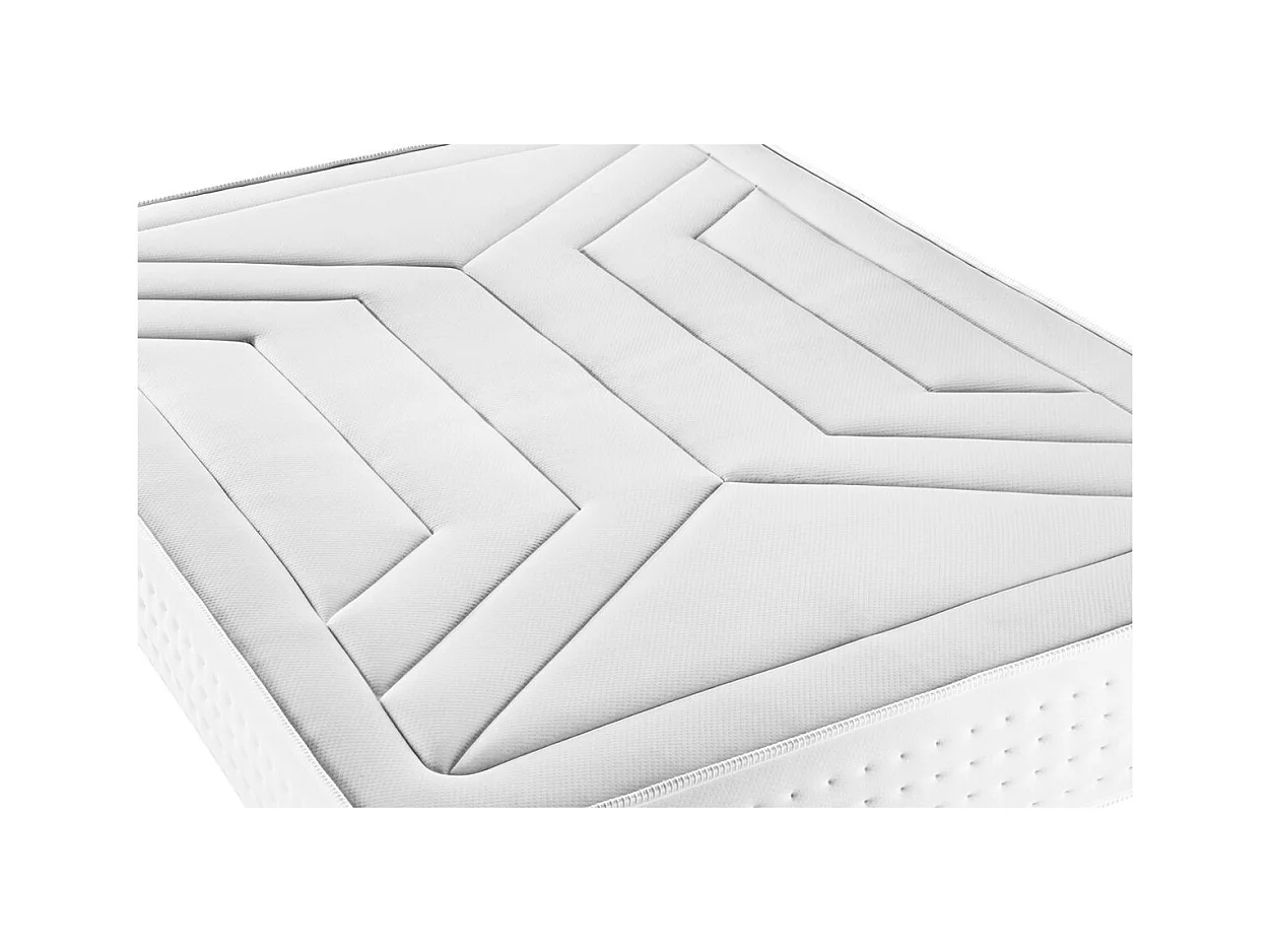 Ensemble Le Vingt-Quatre 200 x 200 cm double sommiers Gris