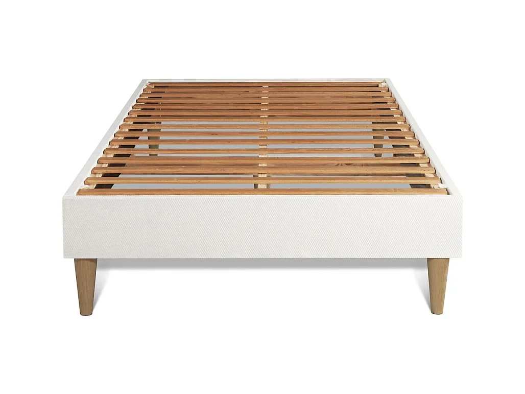 Ensemble Trente 90 x 200 cm sommier Kit Blanc