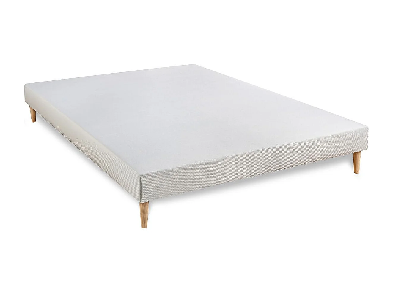 Ensemble Le Vingt-Huit 140 x 200 cm sommier Blanc