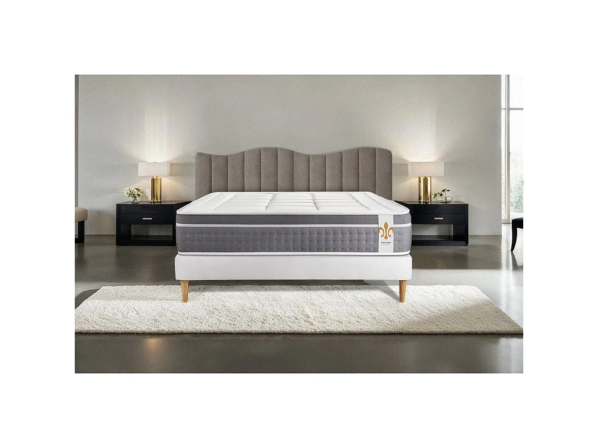 Ensemble Le Trente 90 x 200 cm sommier Blanc