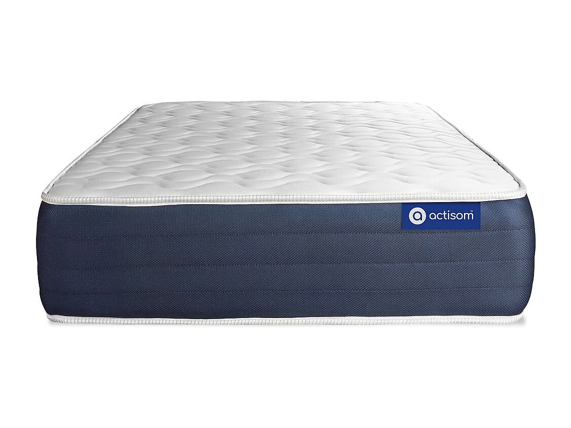Lattenbodem en Actilatex sleep matras 80x190cm , matrasdikte : 22 cm , latex en traagschuim , gebalanceerd, 5 comfortzones