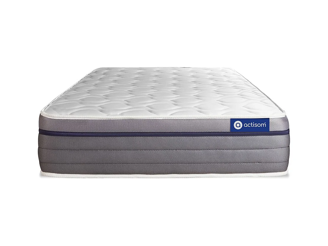 Lattenbodem en Actiflex zen matras 80x200cm , matrasdikte : 26 cm , pocketveren en traagschuim , gebalanceerd, 7 comfortzones