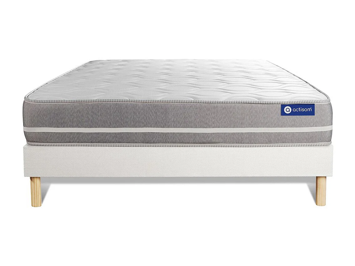 Lattenbodem en Actiflex touch matras 120x200cm , matrasdikte : 20 cm , pocketveren , gebalanceerd, 3 comfortzones