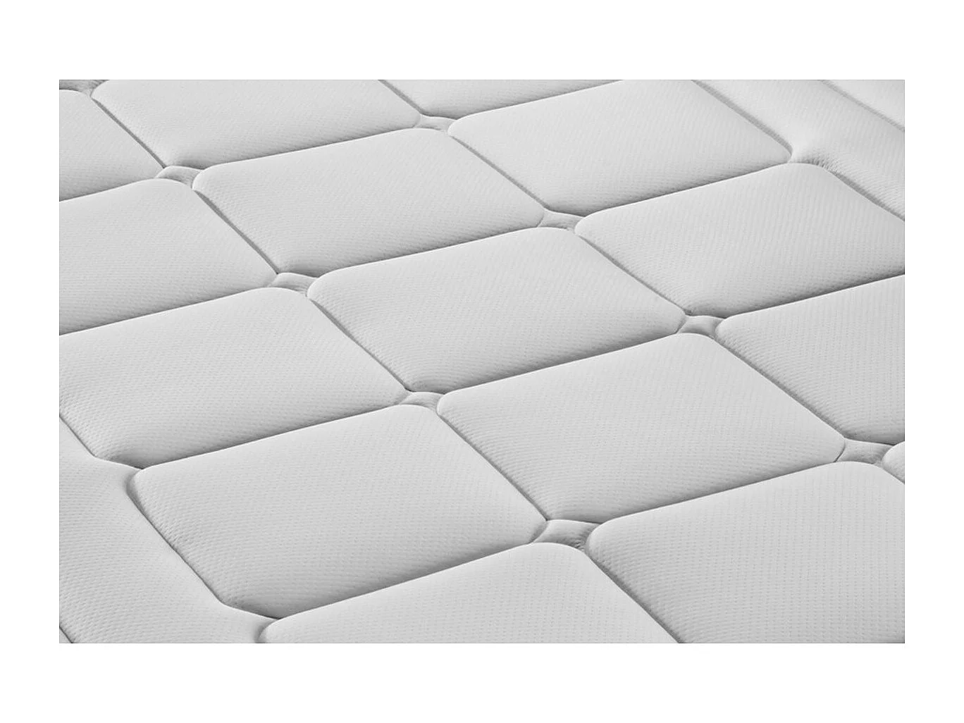 Ensemble Le Trente 90 x 200 cm sommier Gris