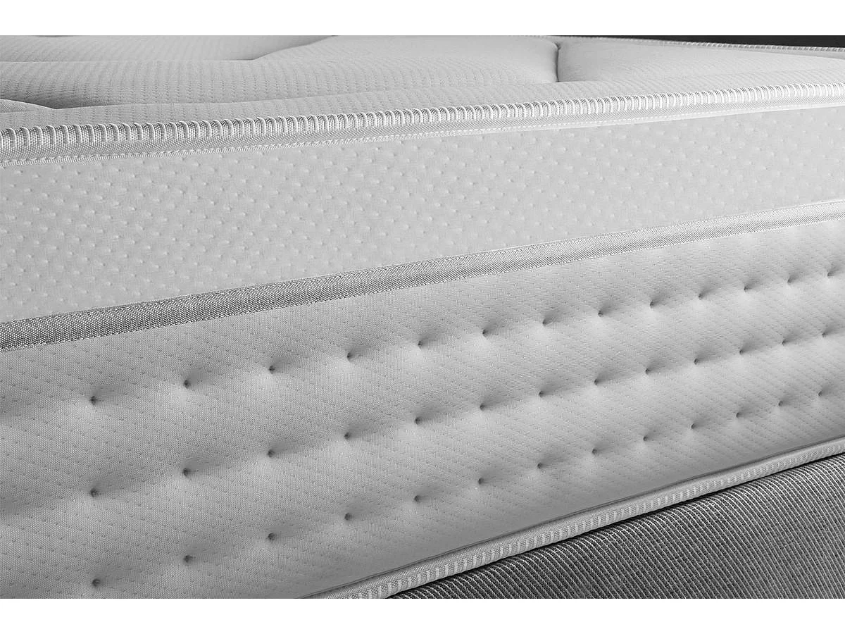 Ensemble Le Vingt-Huit 90 x 200 cm sommier Blanc