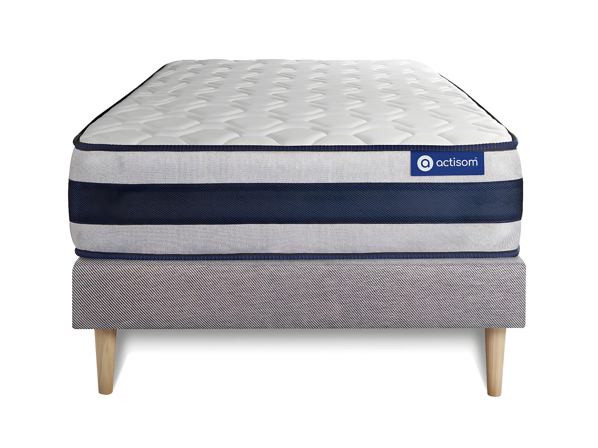 Ensemble matelas Latex et Mémoire de forme ACTILATEX ERGO 80x200 cm Maxi épaisseur 5zones de