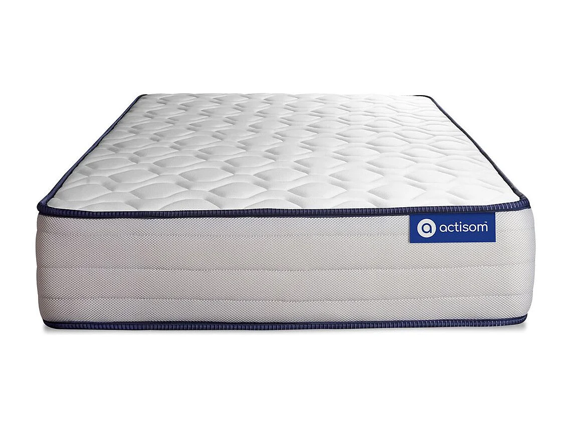 Lattenbodem en Actimemo form matras 80x200cm , matrasdikte : 22 cm , traagschuim , stevig, 5 comfortzones