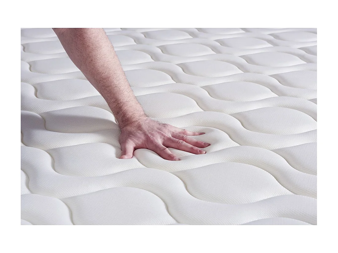 Lattenbodem en Actiflex touch matras 80x190cm , matrasdikte : 20 cm , pocketveren , gebalanceerd, 3 comfortzones