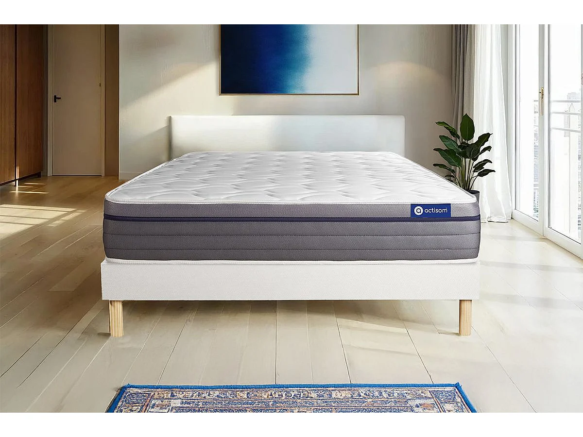 Materac Actilatex zen 120x190cm + zestaw podstawa lózka