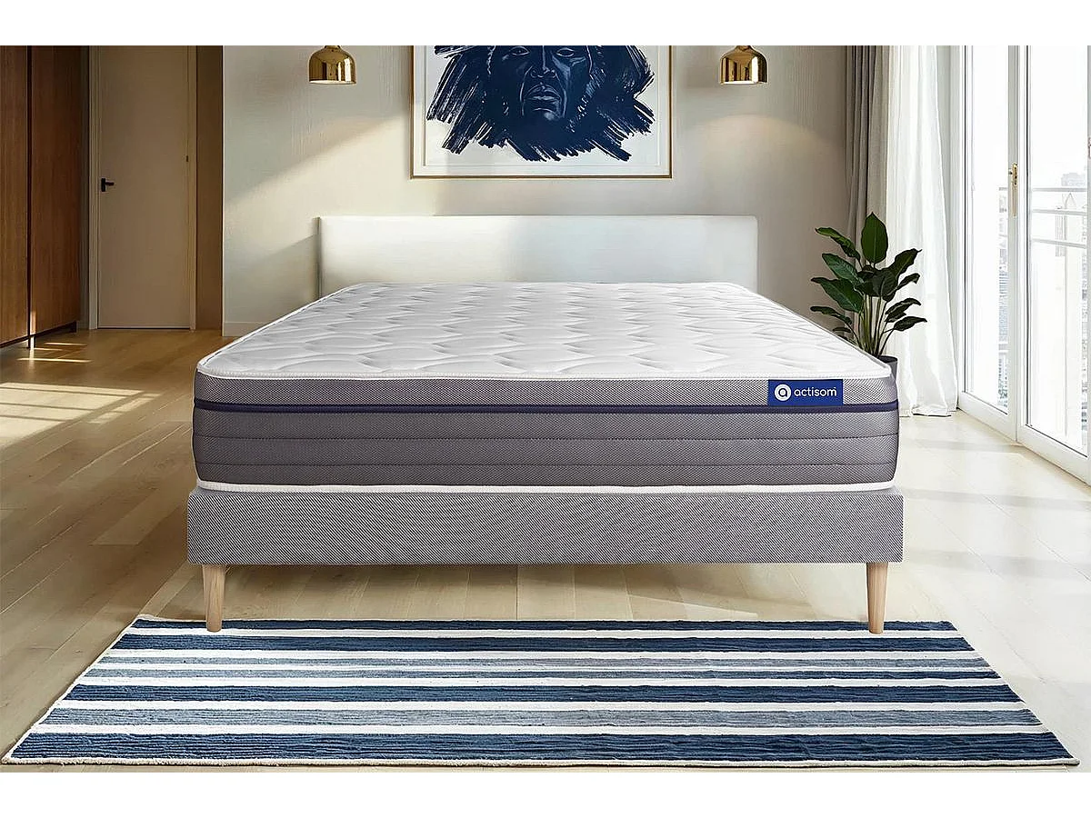 Materac Actiflex zen 120x190cm + zestaw podstawa lózka