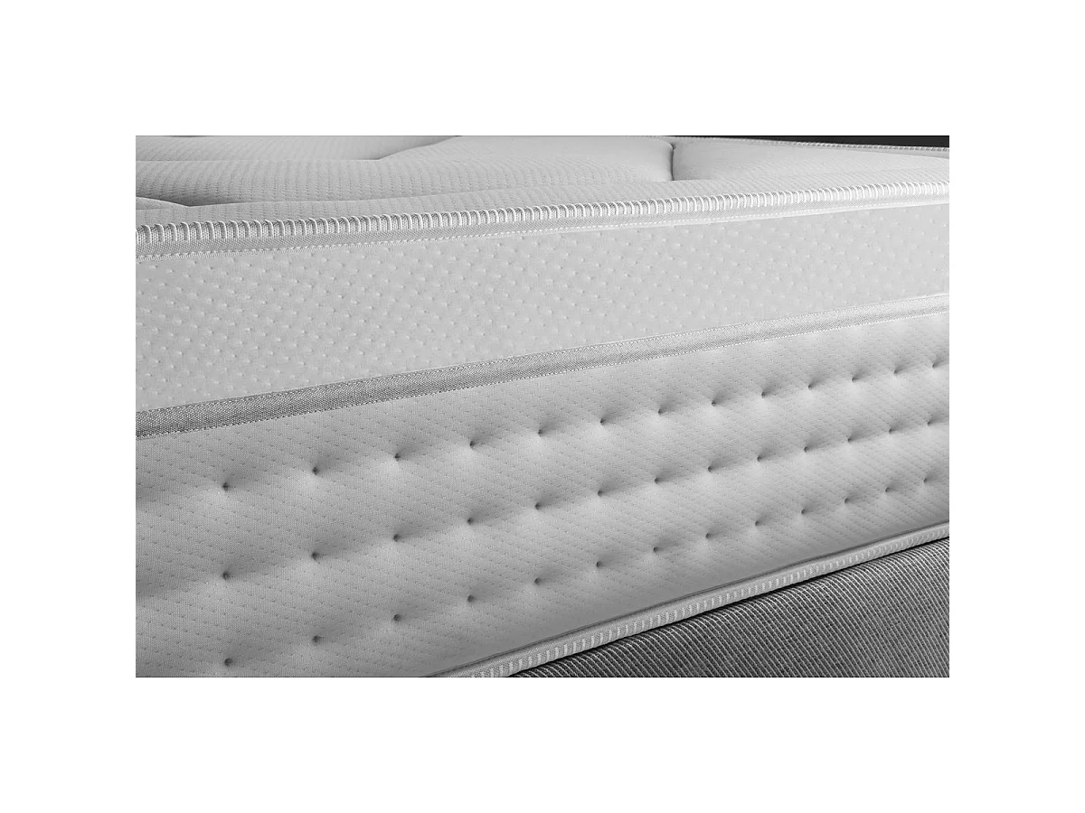 Ensemble Vingt-Huit 90 x 200 cm sommier Kit Blanc