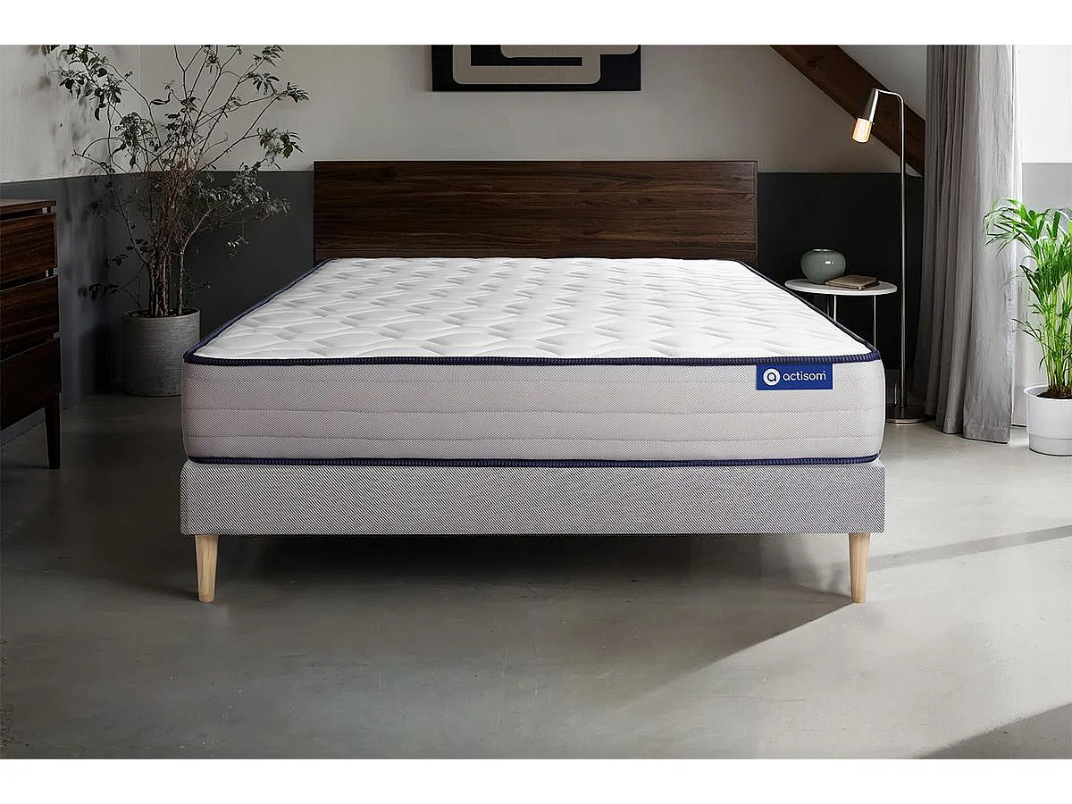 Materac Actilatex form 120x190cm + zestaw podstawa lózka