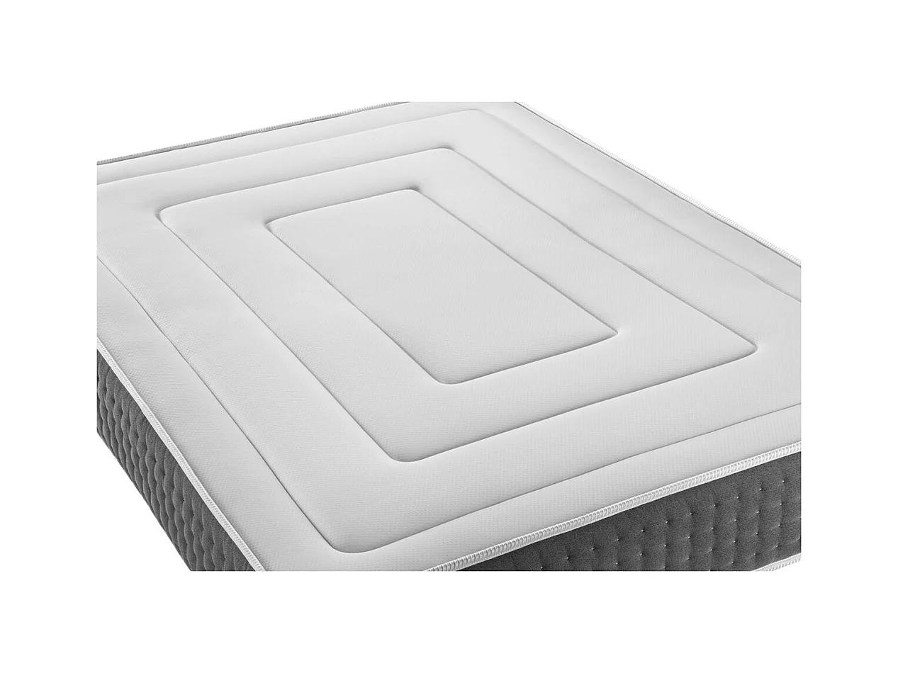 Ensemble Vingt-Six 180 x 200 cm sommier Kit Blanc