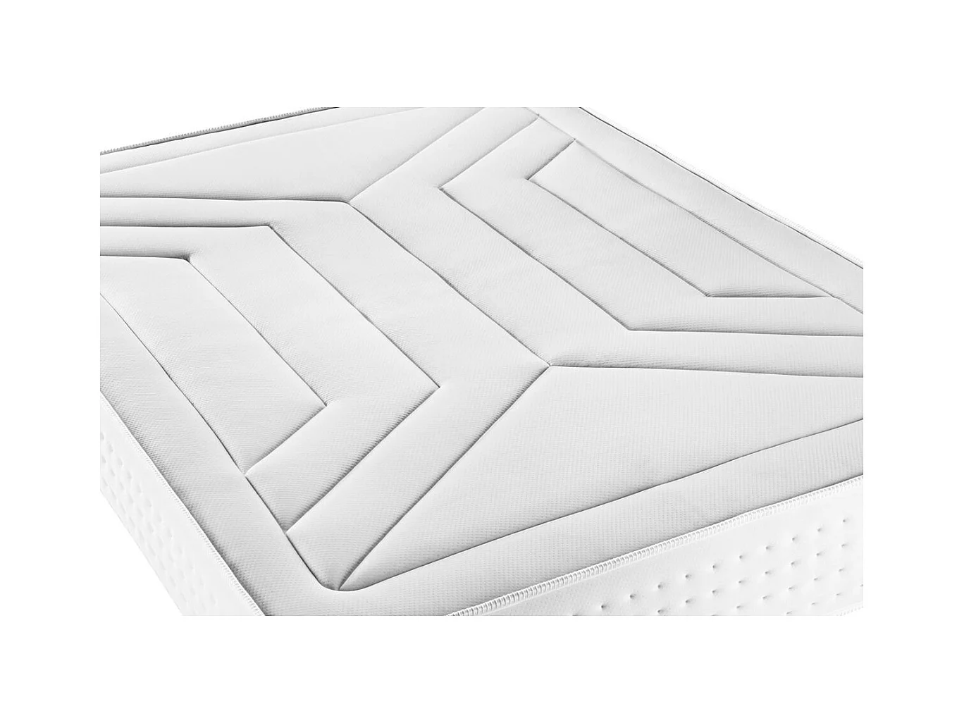 Pack Le Vingt-Quatre 140 x 190 cm sommier Blanc