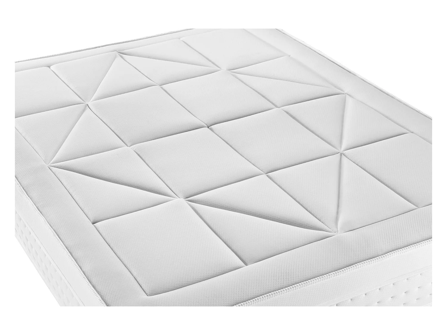 Pack Vingt-Huit 140 x 200 cm sommier Kit Blanc