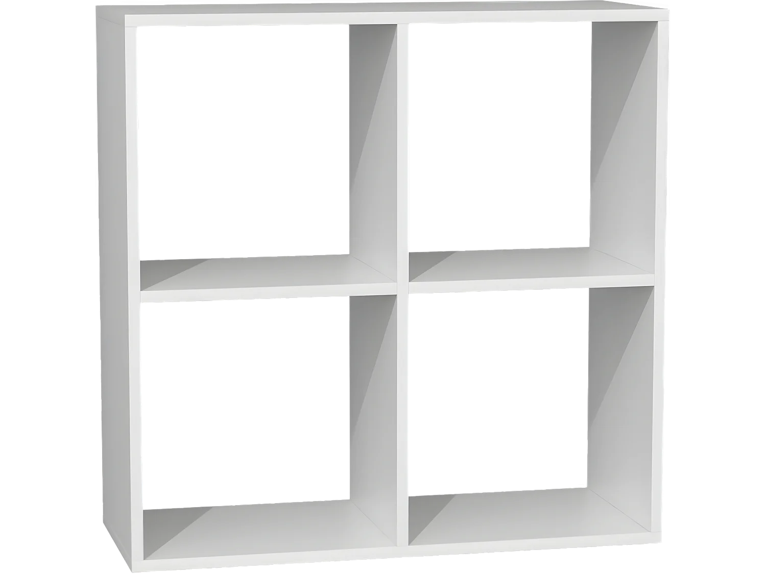 MARION  | Étagère casier fonctionnelle bibliothèque chambre/bureau/salon | Dimensions : 75x74x30 |Meuble rangement livres