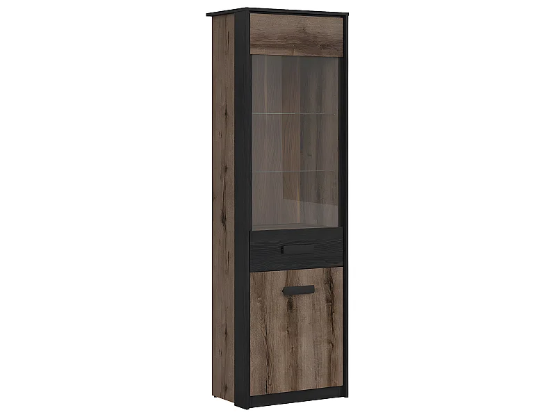 Vitrine 2 portes Romane Bois