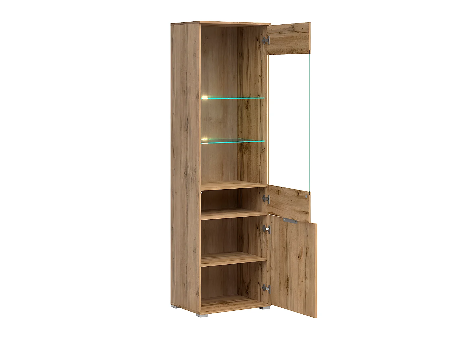 Vitrine 2 portes Selma Bois