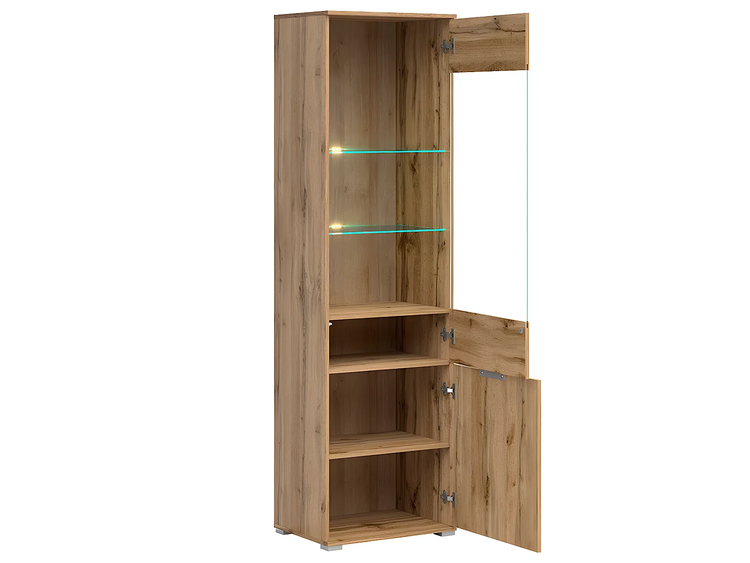 Vitrine 2 portes Selma Bois