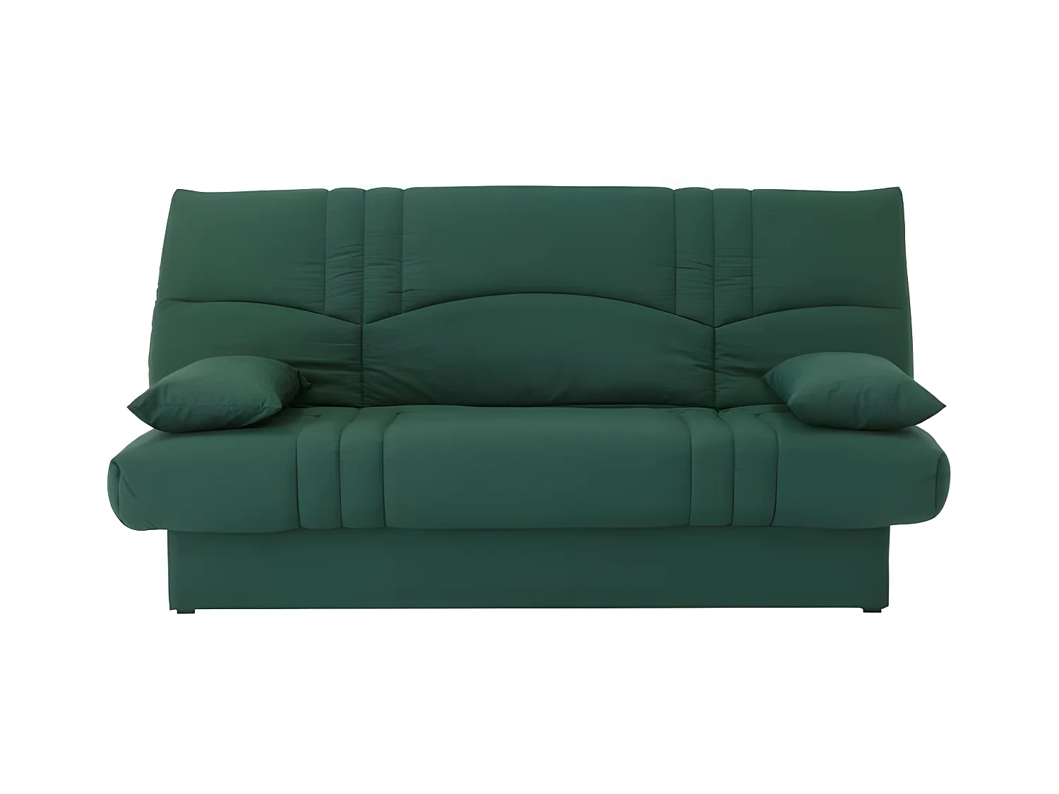 Banquette clic clac 3 places - tissu Vert foret - Style contemporain - L 190 x P 92 cm - DREAM