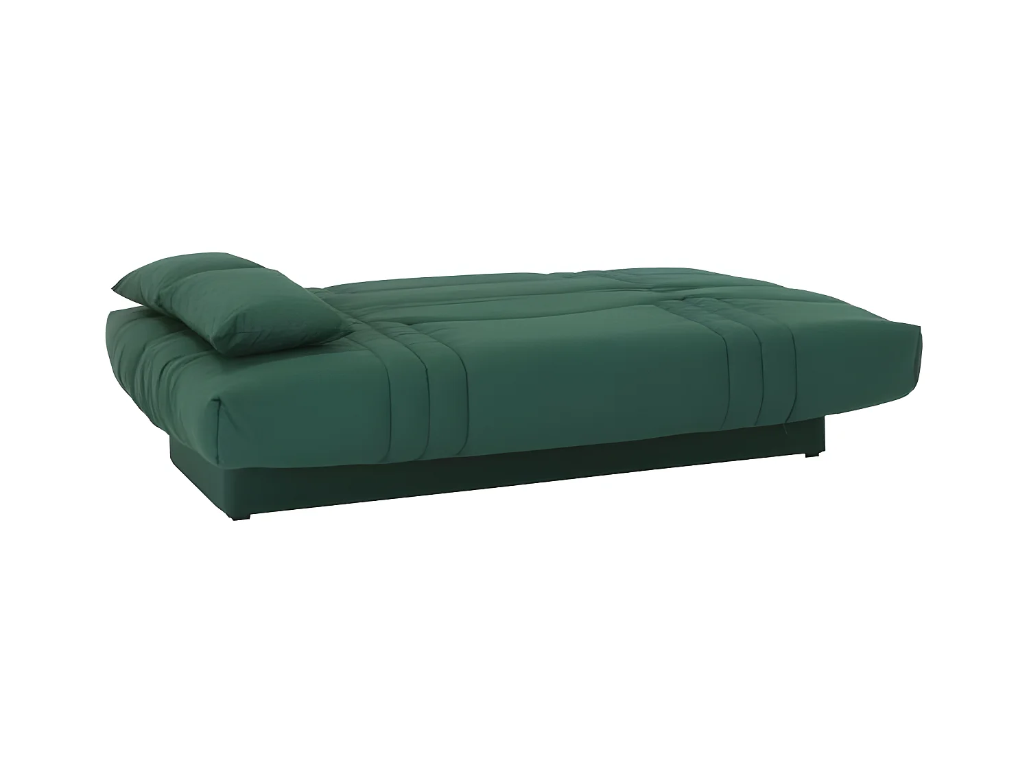 Banquette clic clac 3 places - tissu Vert foret - Style contemporain - L 190 x P 92 cm - DREAM