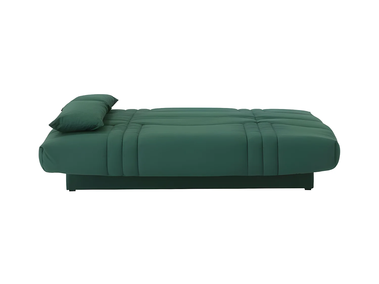 Banquette clic clac 3 places - tissu Vert foret - Style contemporain - L 190 x P 92 cm - DREAM