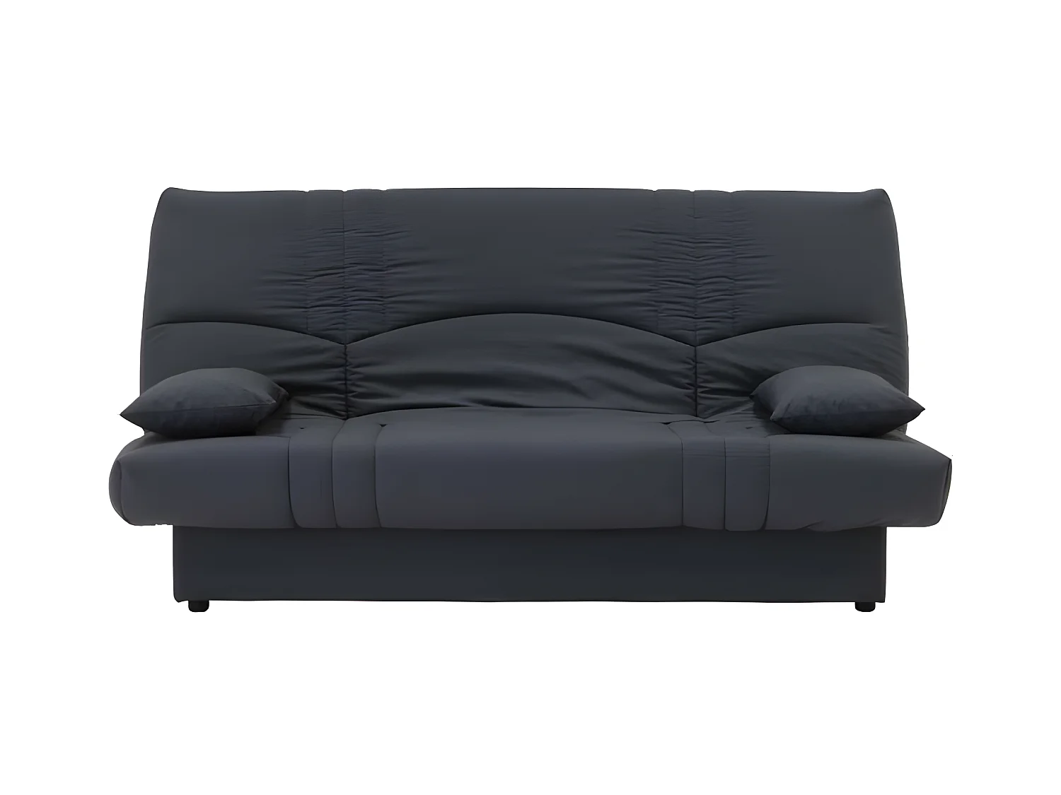 DREAM Banquette clic clac 3 places - Tissu gris anthracite - Slyle contemporain - L 190 x P 92 cm