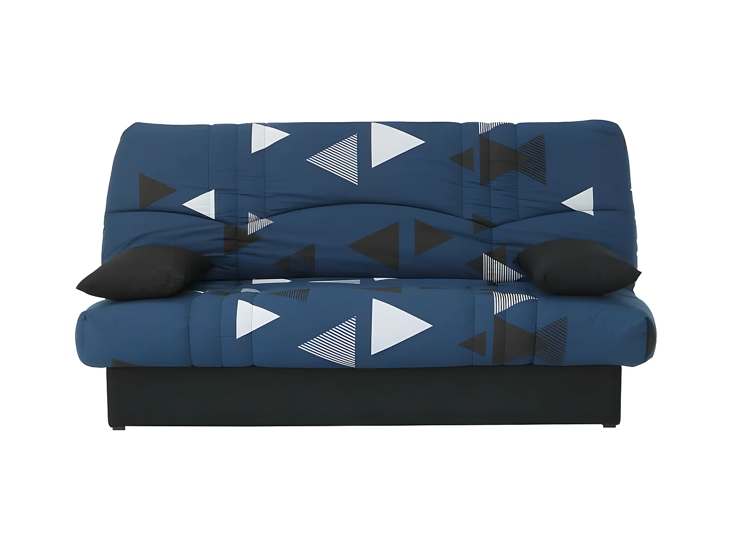 Banquette clic clac 3 places - tissu Bikini bleu - Style contemporain -  L 190 x P 92 cm - DREAM