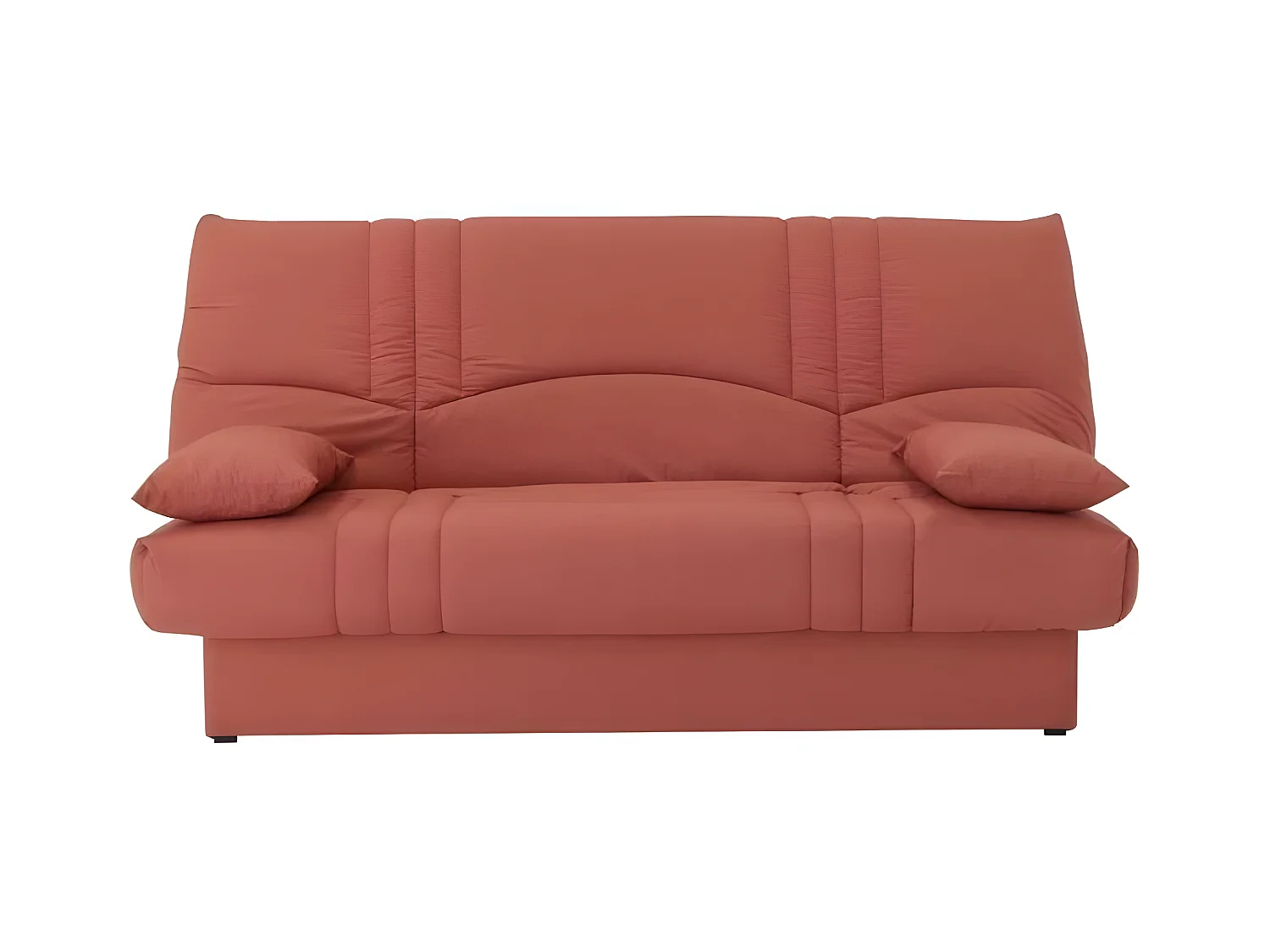 Banquette clic clac 3 places - tissu Terracotta - Style contemporain - L 190 x P 92 cm - DREAM