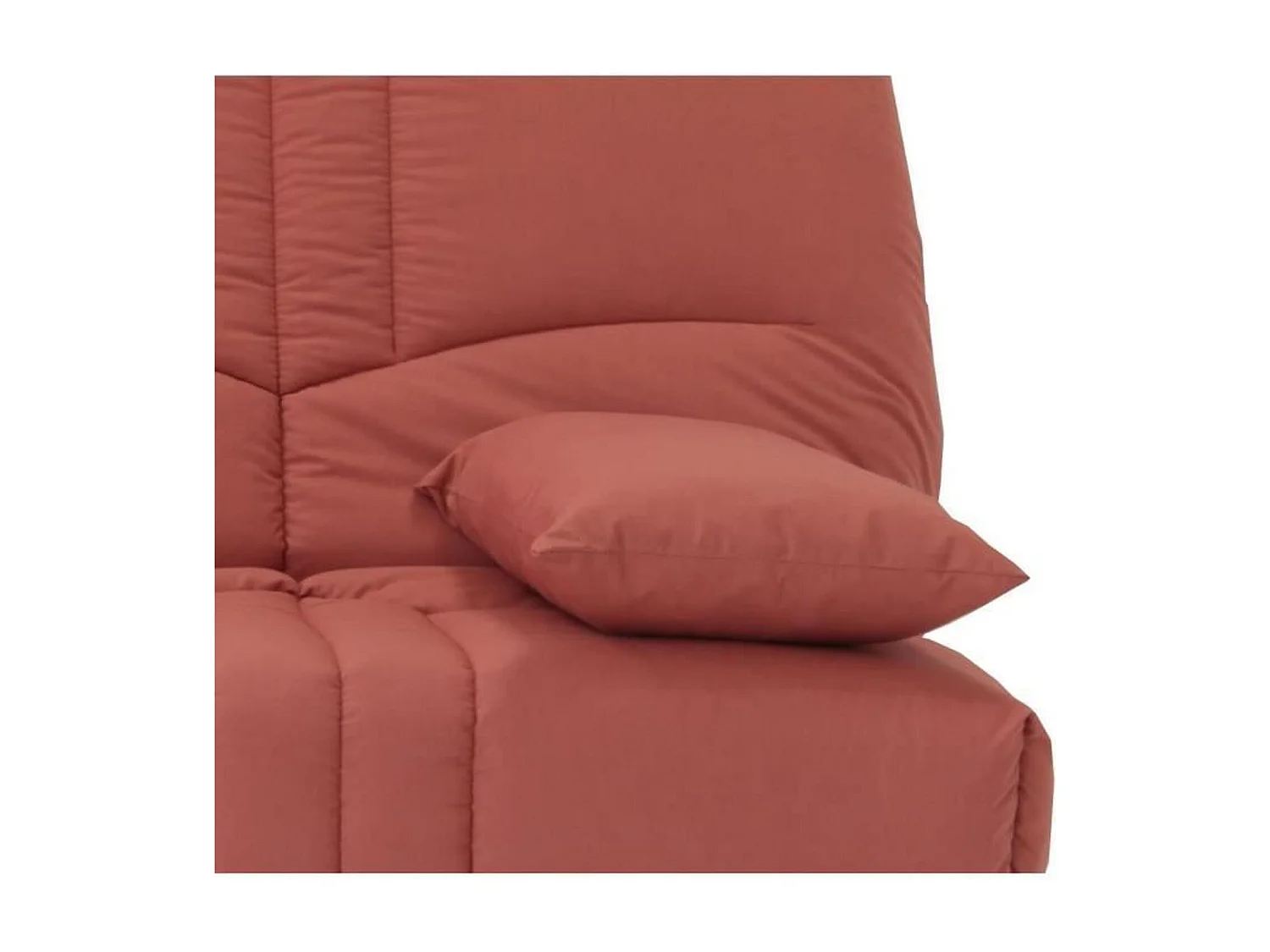 Banquette clic clac 3 places - tissu Terracotta - Style contemporain - L 190 x P 92 cm - DREAM