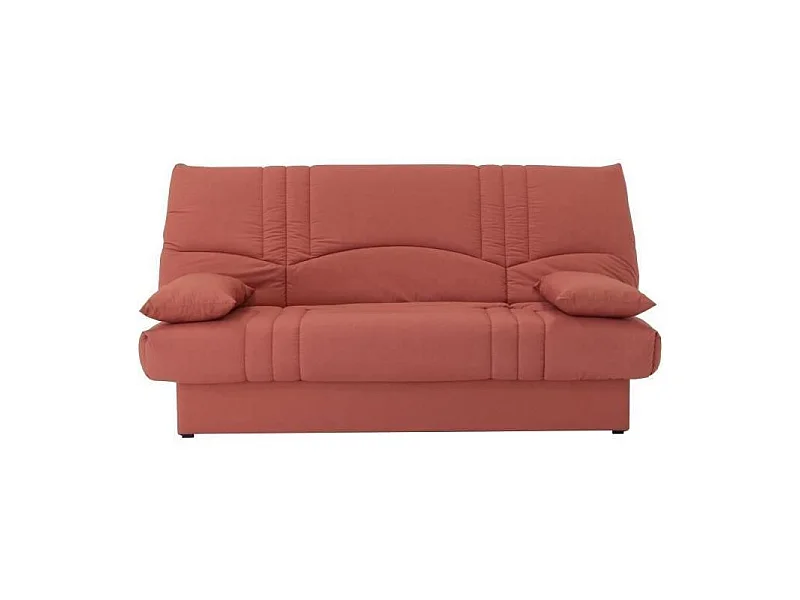 Banquette clic clac 3 places - tissu Terracotta - Style contemporain - L 190 x P 92 cm - DREAM