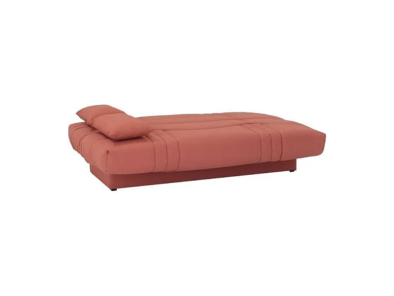 Banquette clic clac 3 places - tissu Terracotta - Style contemporain - L 190 x P 92 cm - DREAM