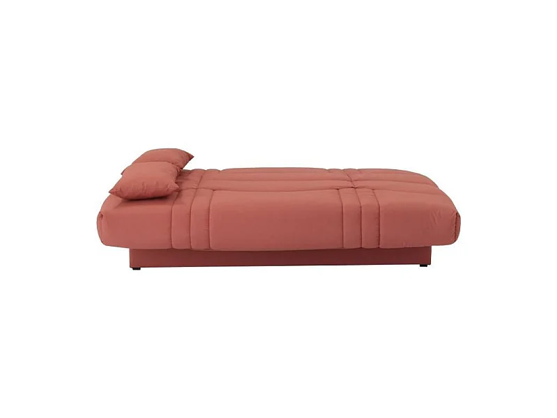Banquette clic clac 3 places - tissu Terracotta - Style contemporain - L 190 x P 92 cm - DREAM