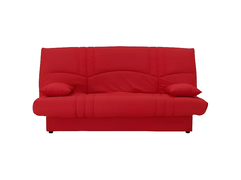 Schlafsofa Clic Clac 3-Sitzer rot zeitgenössisch 190x92cm
