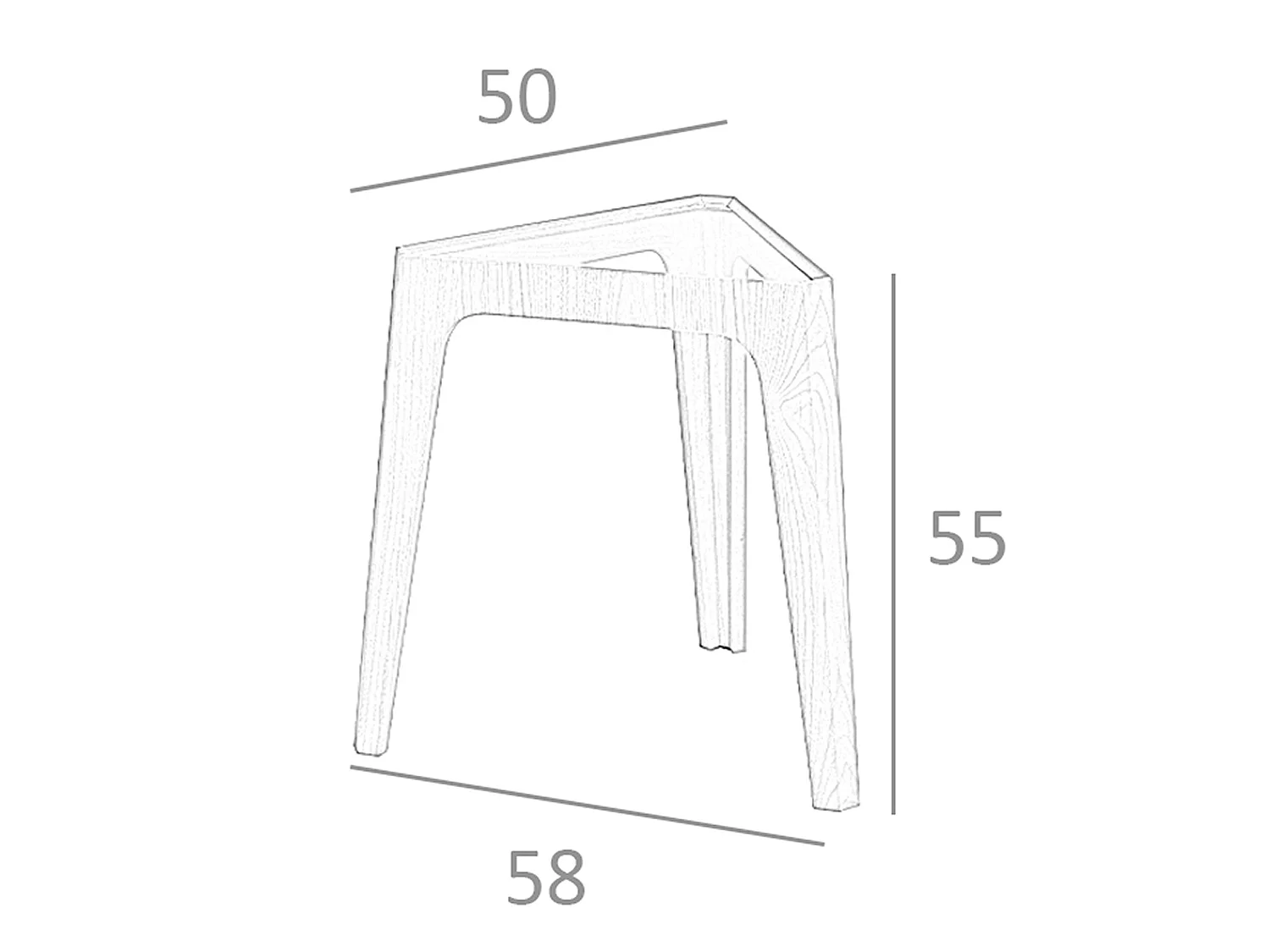 Mesa rincón triangular cristal templado y nogal 2106 ANGEL CERDA