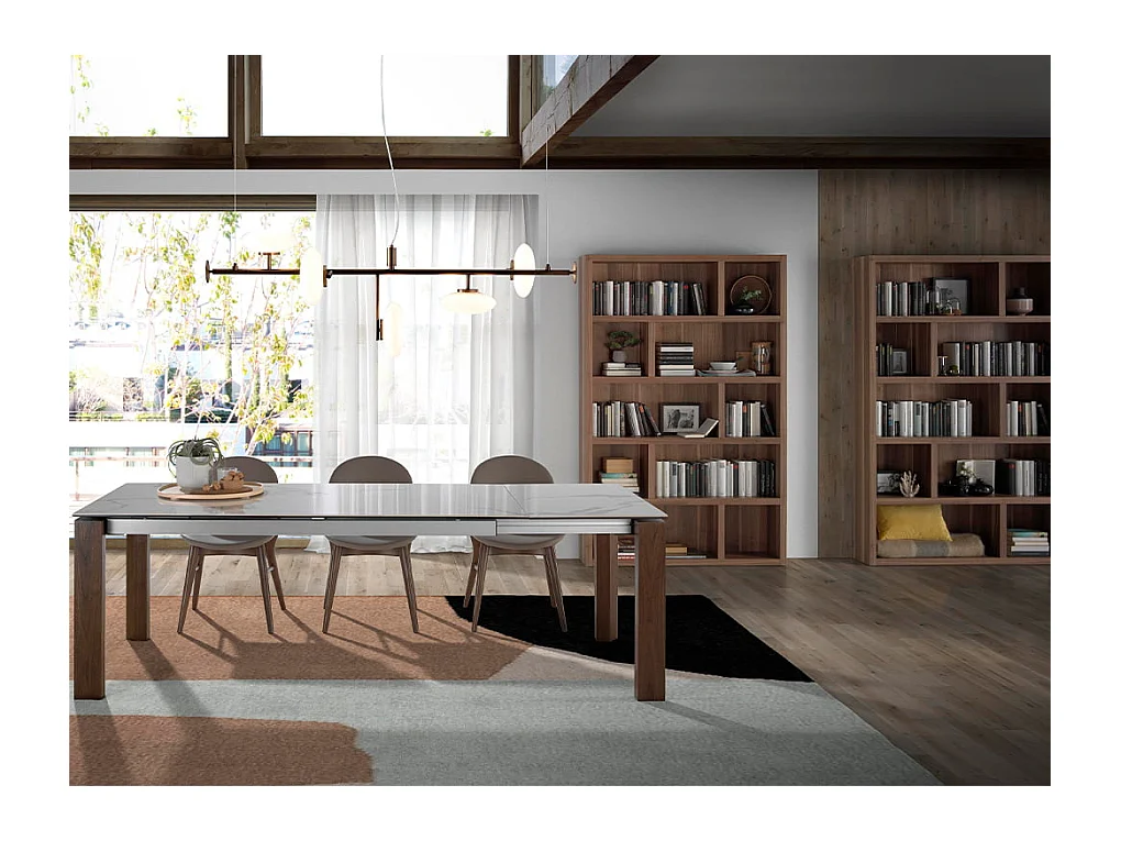 Étagère en bois de noyer 3180 ANGEL CERDA