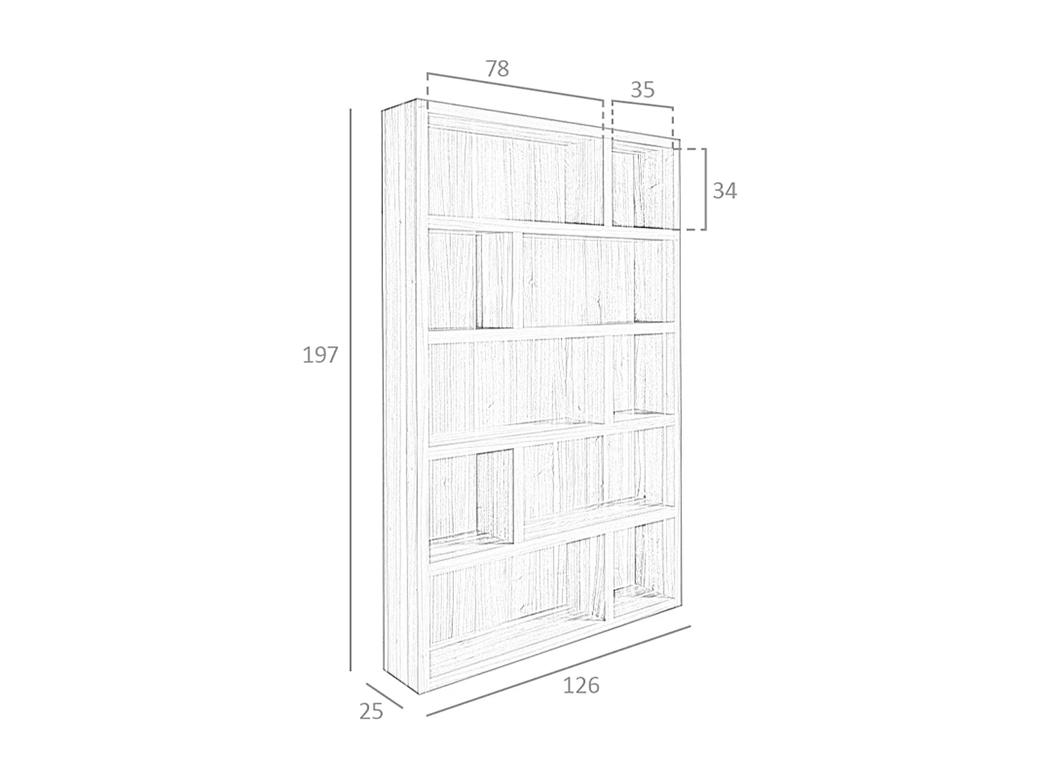 Walnoot houten plank 3180 ANGEL CERDA