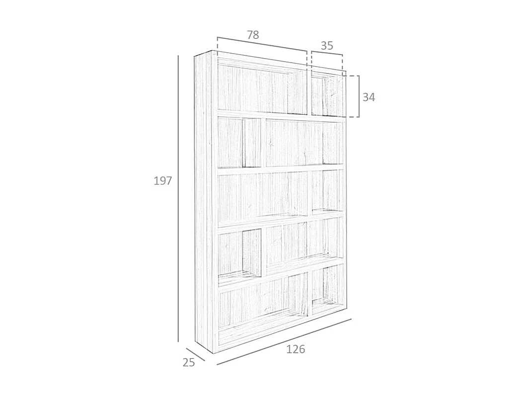 Walnoot houten plank 3180 ANGEL CERDA