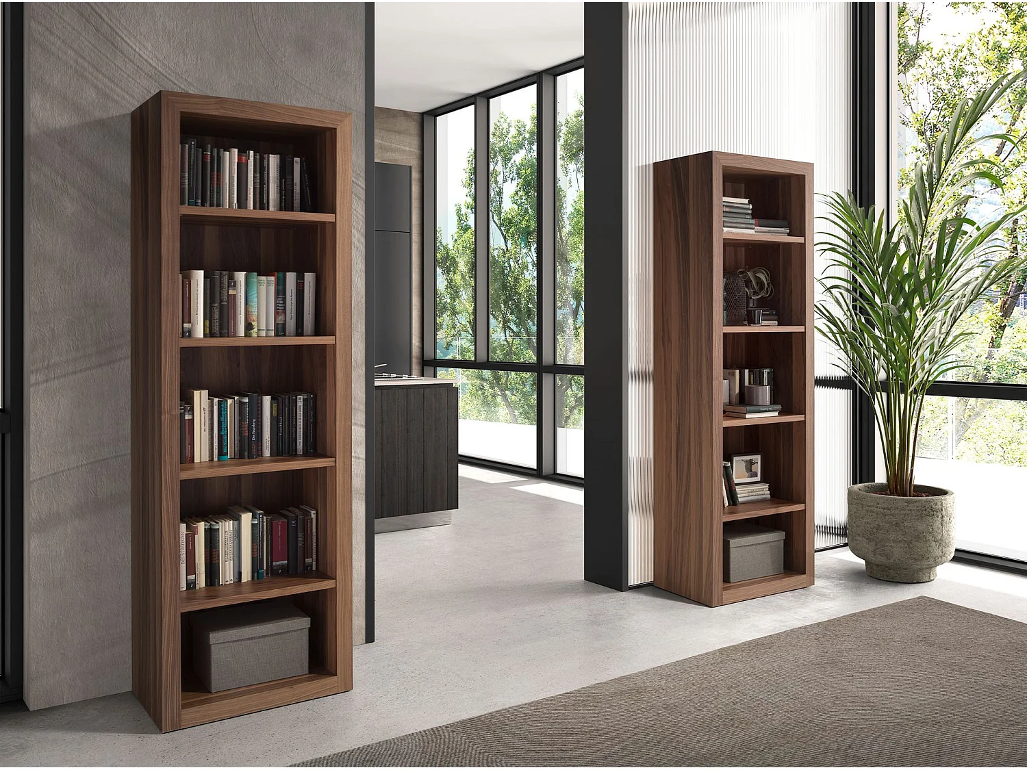 Etagère en bois de noyer 3172 ANGEL CERDA