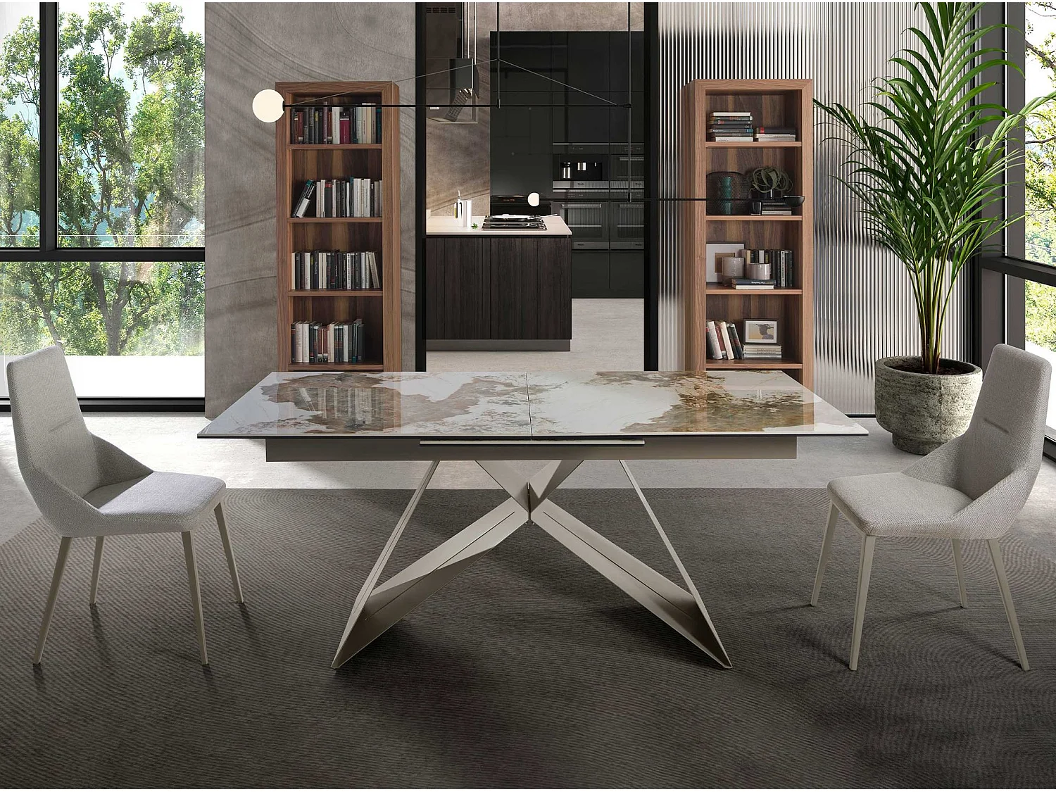 Etagère en bois de noyer 3172 ANGEL CERDA