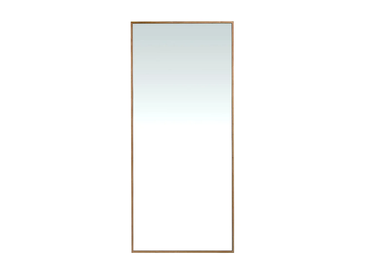 Prostokątne lustro ścienne orzech 3213 ANGEL CERDA