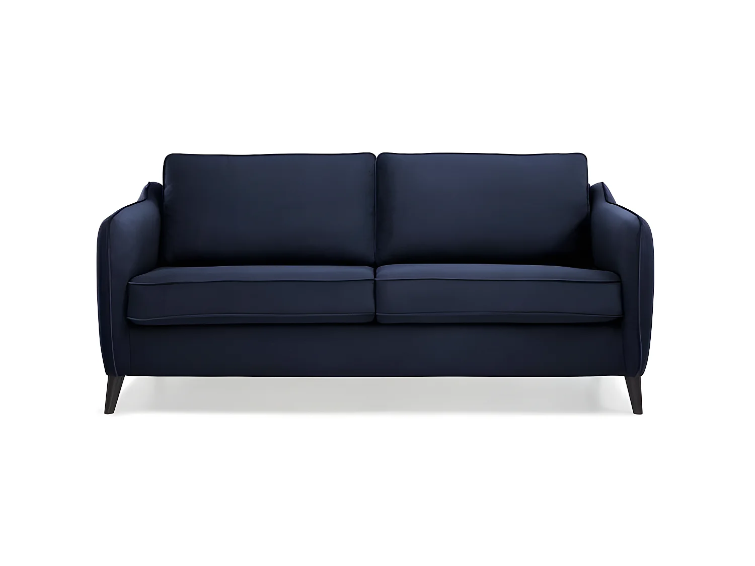 Slaapbank HEXAGONE 3-Zits Velours Nachtblauw - CLYDE Slaapbank Snelle Opening