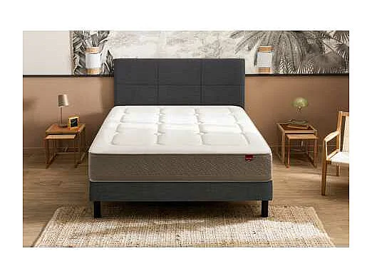 Ensemble Epeda Escapade + Sommier Confort Ferme 120x190