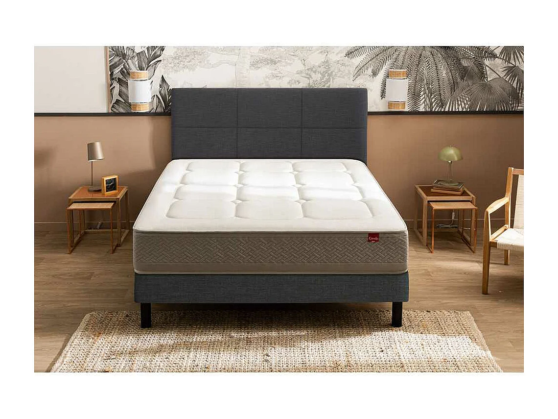 Ensemble Epeda Escapade + Sommier Confort Ferme 120x190