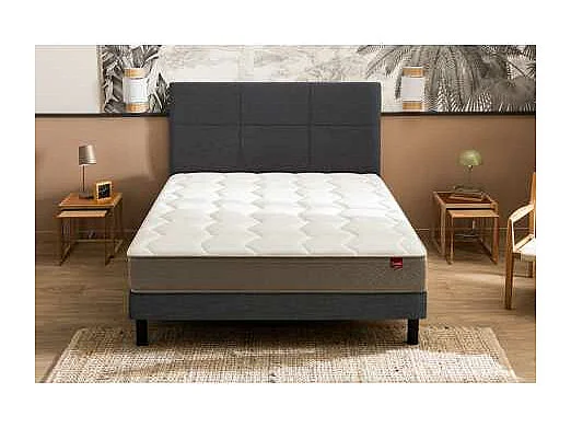 Ensemble Epeda Destination + Sommier Confort Ferme 200x200 - Double Sommier