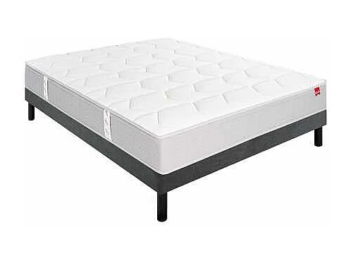 Ensemble Epeda Destination + Sommier Confort Ferme 200x200 - Double Sommier