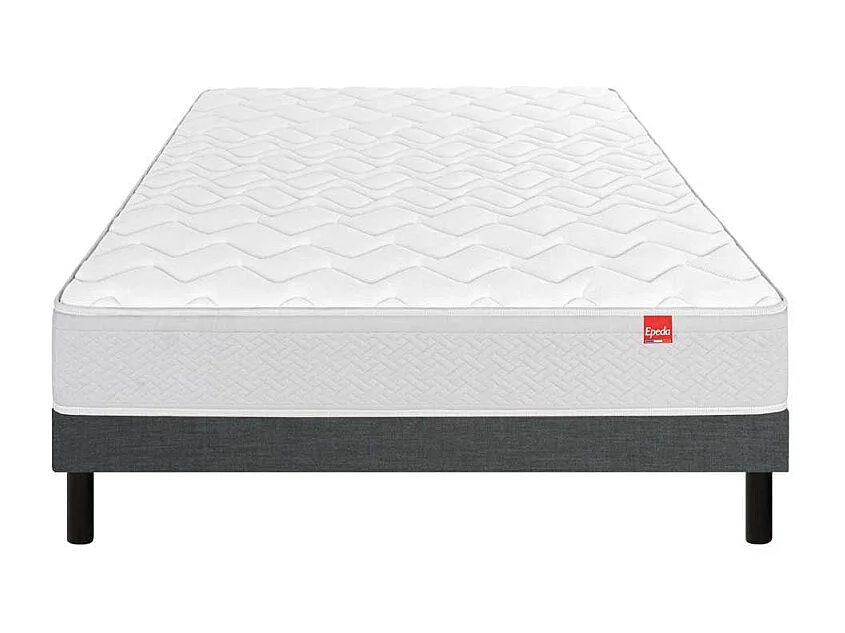 Ensemble Epeda L'Ailleurs + Sommier Confort Ferme 80x200