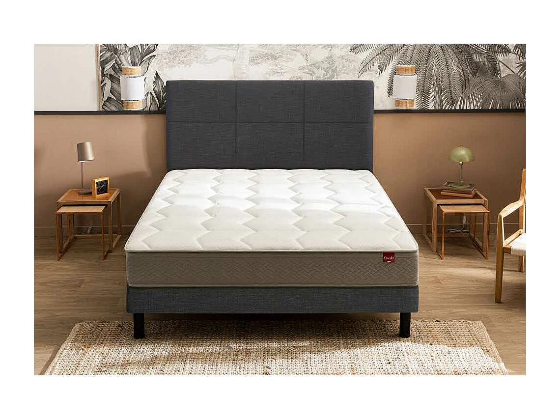 Ensemble Epeda Destination + Sommier Confort Ferme 160x190