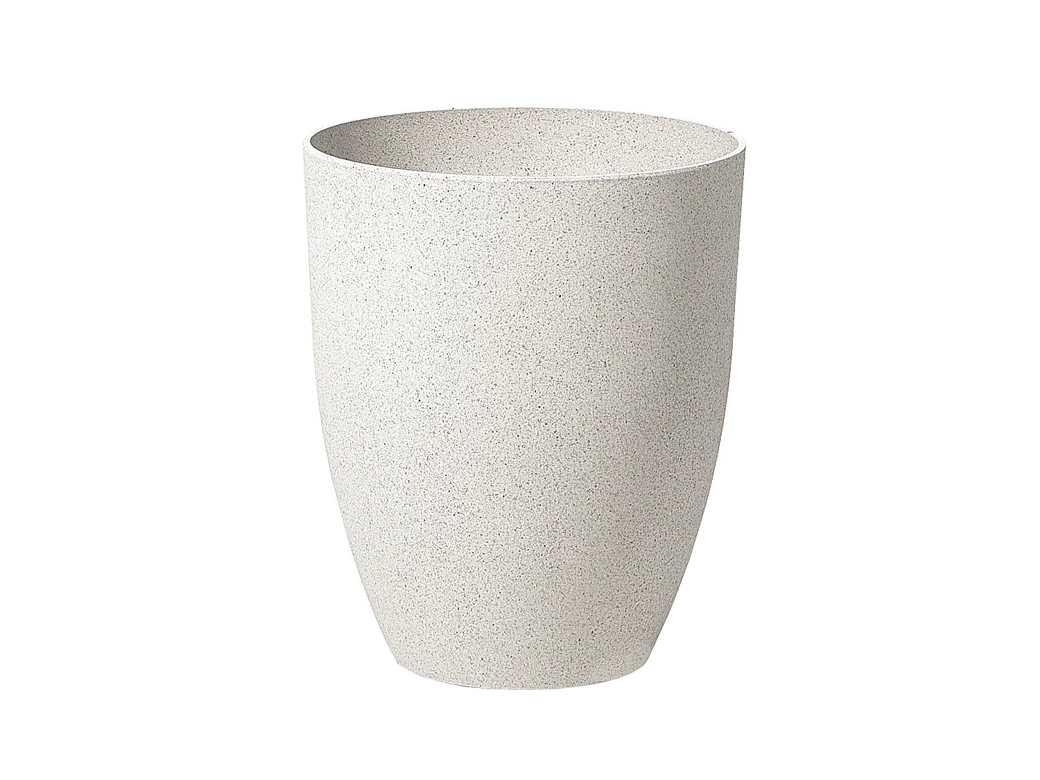 Lot de 2 pots de fleurs CROTON 35 cm Blanc cassé