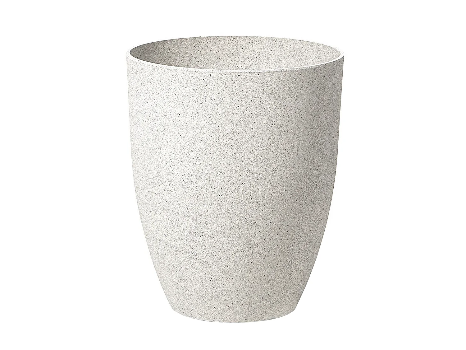 Lot de 2 pots de fleurs CROTON 35 cm Blanc cassé